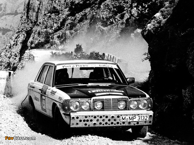 Photos of Mercedes-Benz 280 E Rally-Marathon London-Sydney (W123) 1977 (640 x 480)