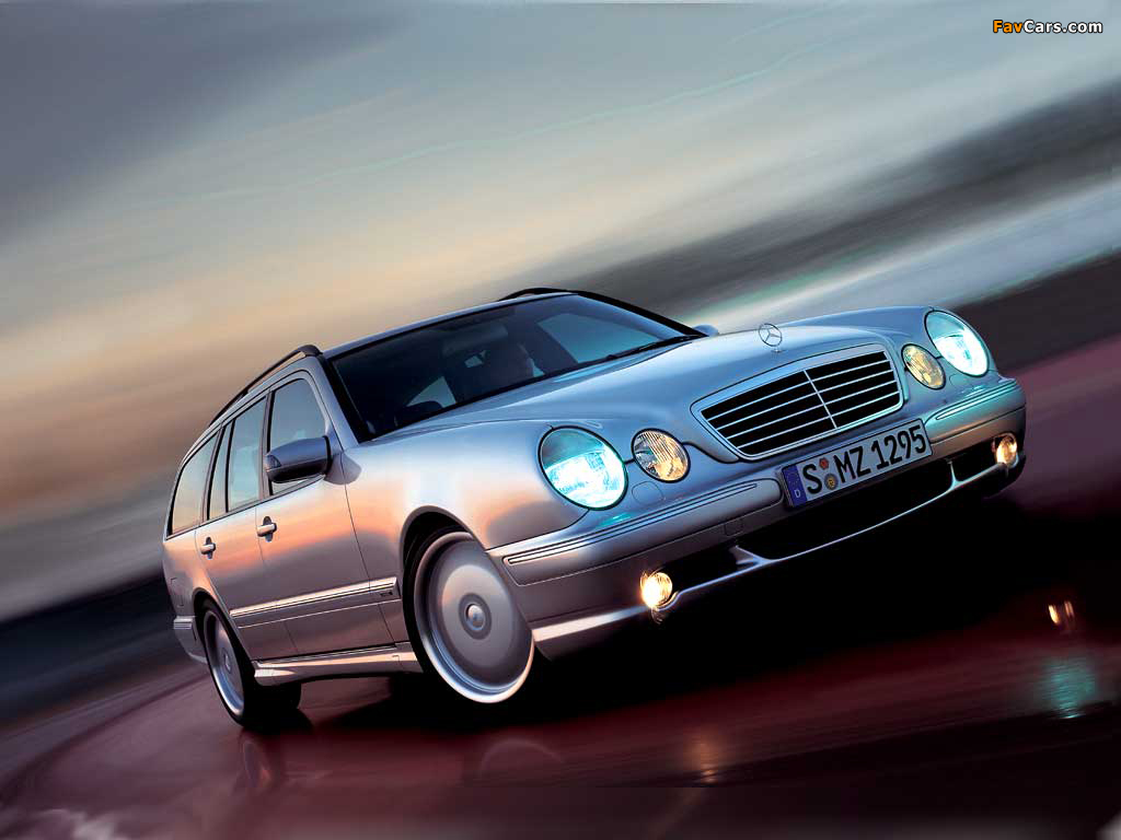 Photos of Mercedes-Benz E 55 AMG Estate (S210) 1999–2002 (1024 x 768)
