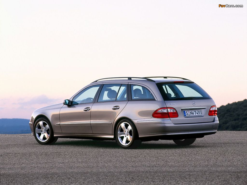 Photos of Mercedes-Benz E 320 Estate (S211) 2002–06 (1024 x 768)