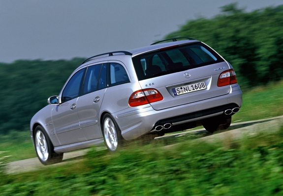 Photos of Mercedes-Benz E 55 AMG Estate (S211) 2003–06