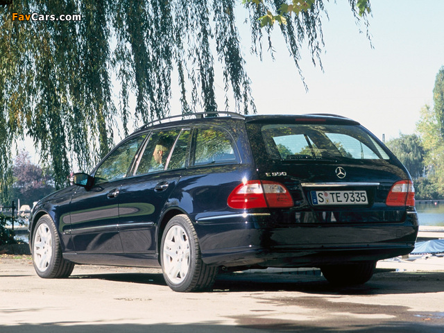 Photos of Mercedes-Benz E 350 Estate (S211) 2004–06 (640 x 480)