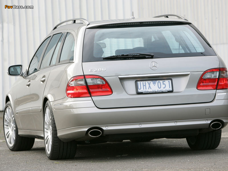 Photos of Mercedes-Benz E 280 Estate AU-spec (S211) 2006–09 (800 x 600)