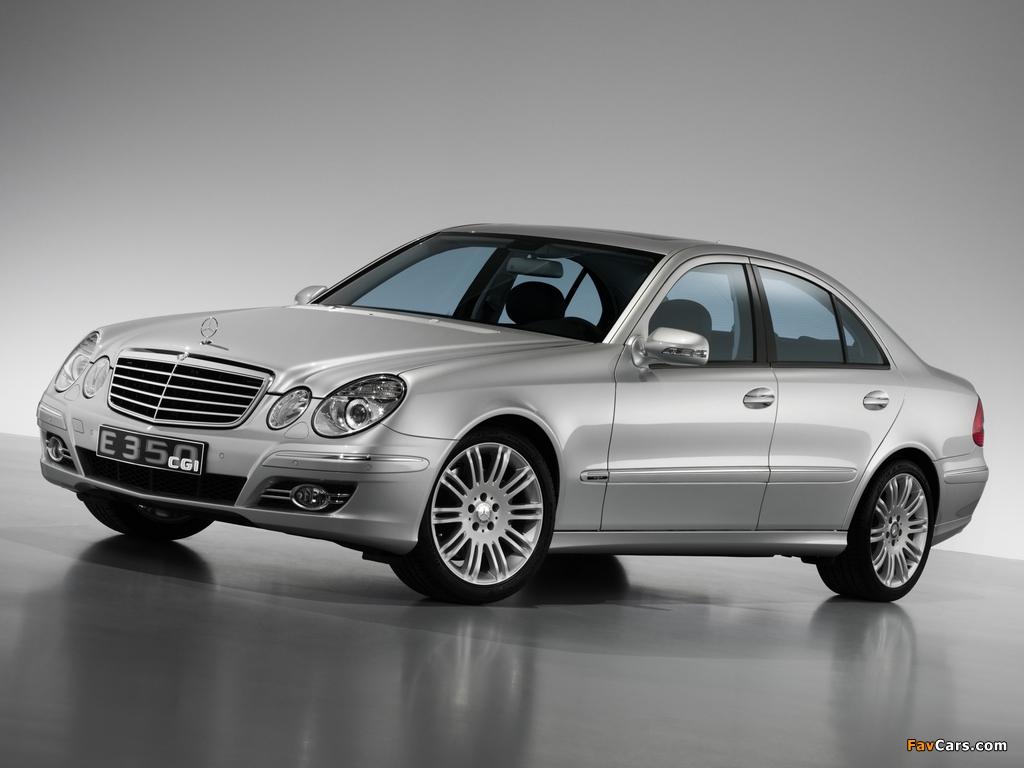 Photos of Mercedes-Benz E 350 CGI (W211) 2008–09 (1024 x 768)