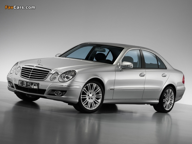 Photos of Mercedes-Benz E 350 CGI (W211) 2008–09 (640 x 480)