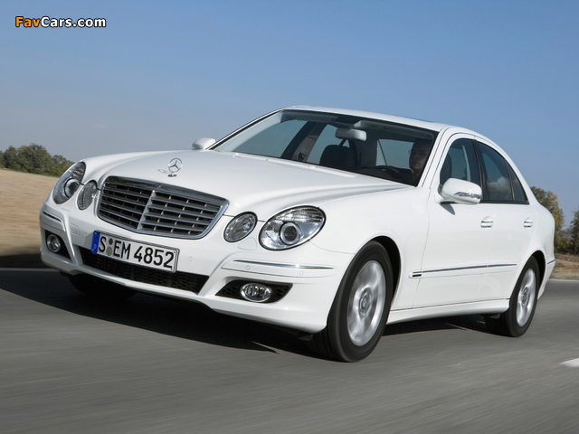 Photos of Mercedes-Benz E 300 BlueTec (W211) 2008–09 (640 x 480)