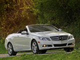 Photos of Mercedes-Benz E 350 Cabrio US-spec (A207) 2010–12