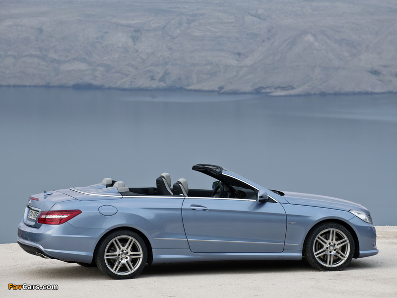 Photos of Mercedes-Benz E 500 Cabrio AMG Sports Package (A207) 2010–12 (800 x 600)