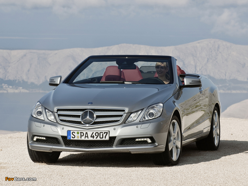 Photos of Mercedes-Benz E 350 CGI Cabrio (A207) 2010–12 (800 x 600)