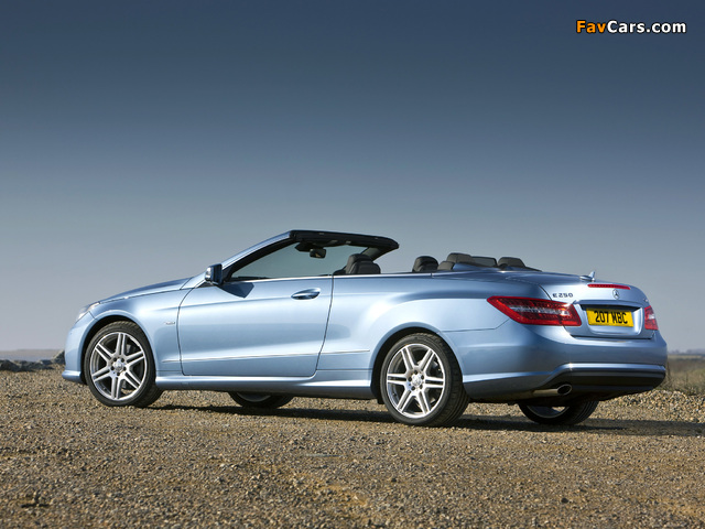 Photos of Mercedes-Benz E 250 CDI Cabrio AMG Sports Package UK-spec (A207) 2010–12 (640 x 480)