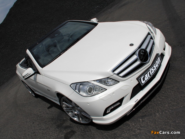 Photos of Carlsson Mercedes-Benz E-Klasse Cabrio (A207) 2010 (640 x 480)