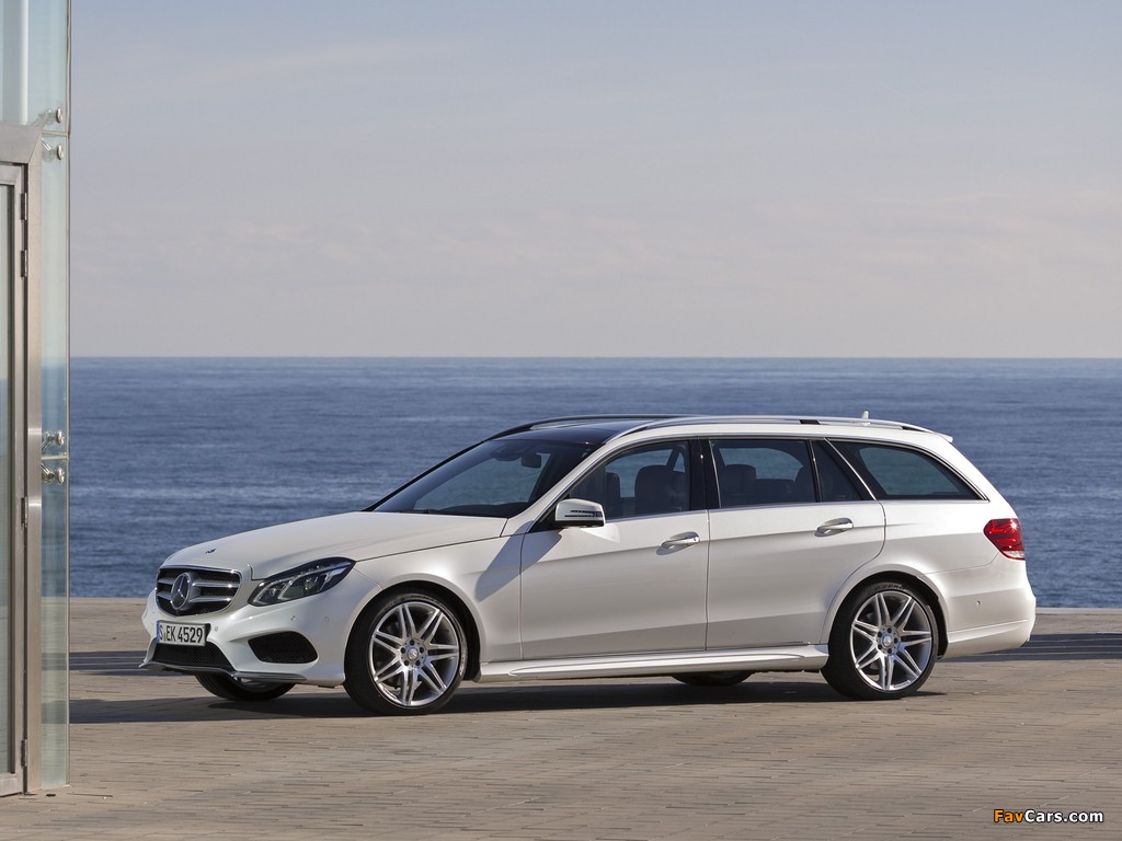 Photos of Mercedes-Benz E 300 BlueTec Hybrid AMG Sports Package Estate (S212) 2013 (1024 x 768)