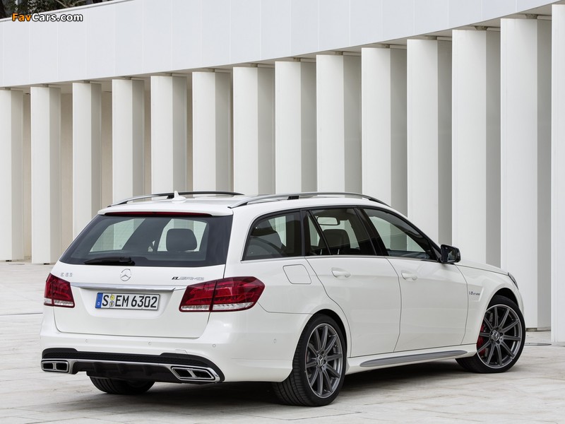 Photos of Mercedes-Benz E 63 AMG S-Model Estate (S212) 2013 (800 x 600)