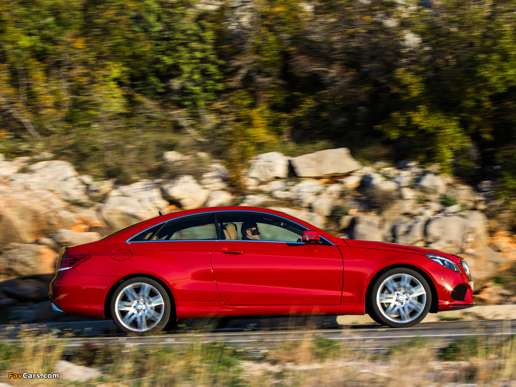 Photos of Mercedes-Benz E 500 Coupe AMG Sports Package (C207) 2013 (1024 x 768)