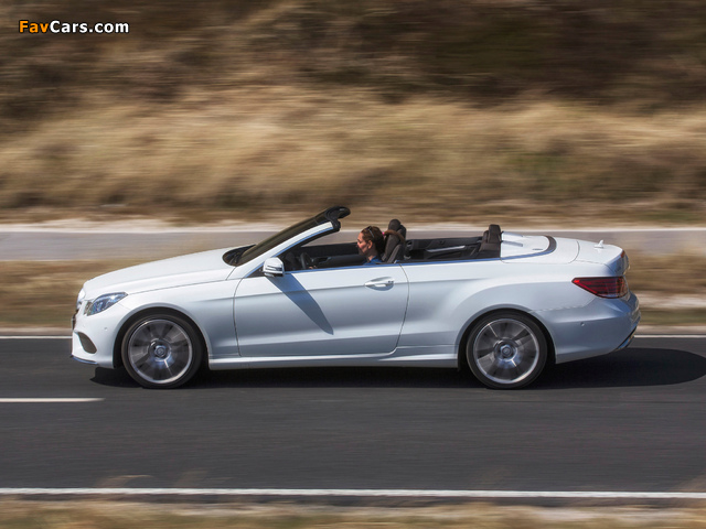 Photos of Mercedes-Benz E 400 Cabrio AMG Sports Package (A207) 2013 (640 x 480)