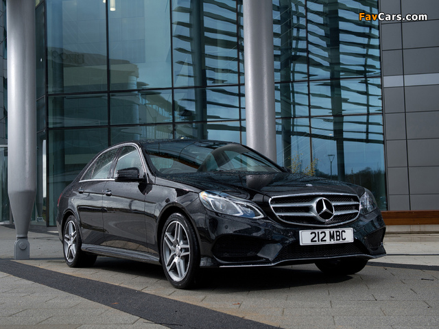 Photos of Mercedes-Benz E 350 BlueTec AMG Sports Package UK-spec (W212) 2013 (640 x 480)