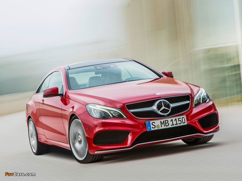 Photos of Mercedes-Benz E 500 Coupe AMG Sports Package (C207) 2013 (800 x 600)