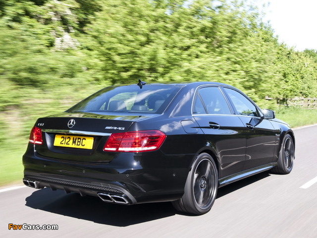 Photos of Mercedes-Benz E 63 AMG UK-spec (W212) 2013 (640 x 480)