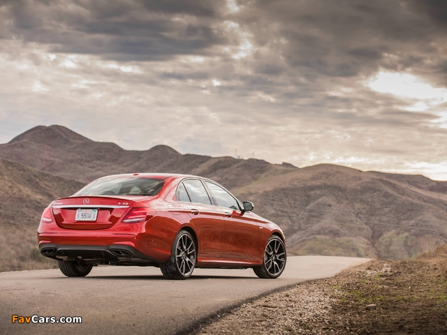 Photos of Mercedes-AMG E 43 4MATIC North America (W213) 2016 (640 x 480)