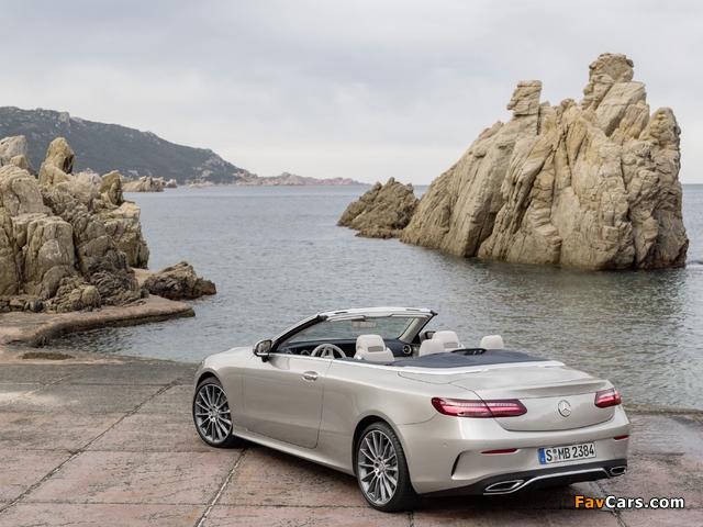 Photos of Mercedes-Benz E-Klasse AMG Line Cabrio (A238) 2017 (640 x 480)