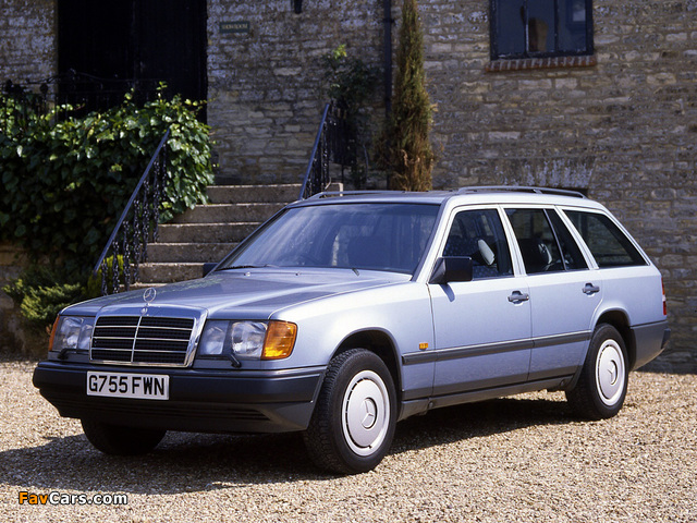 Pictures of Mercedes-Benz E-Klasse Estate UK-spec (S124) 1985 (640 x 480)