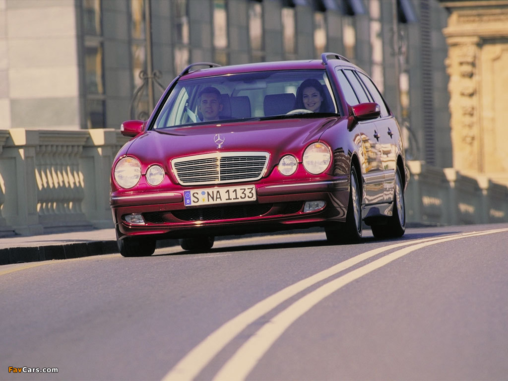 Pictures of Mercedes-Benz E 270 CDI Estate (S210) 1999–2002 (1024 x 768)