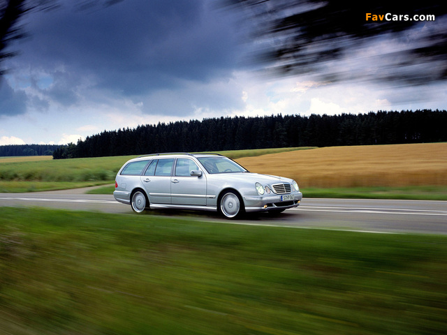 Pictures of Mercedes-Benz E 55 AMG Estate (S210) 1999–2002 (640 x 480)