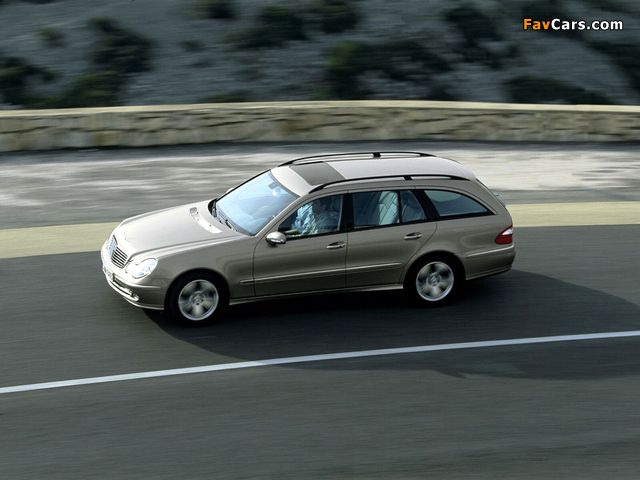 Pictures of Mercedes-Benz E 320 Estate (S211) 2002–06 (640 x 480)