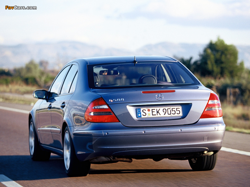 Pictures of Mercedes-Benz E 500 (W211) 2002–06 (800 x 600)