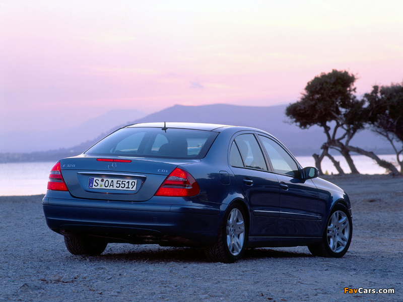 Pictures of Mercedes-Benz E 320 CDI (W211) 2002–06 (800 x 600)