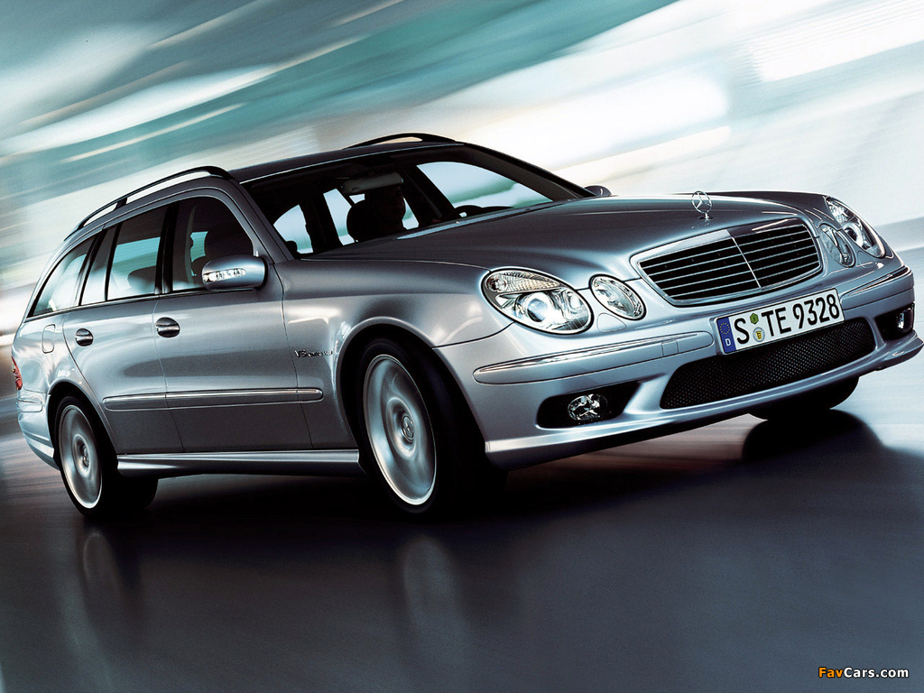 Pictures of Mercedes-Benz E 55 AMG Estate (S211) 2003–06 (1024 x 768)