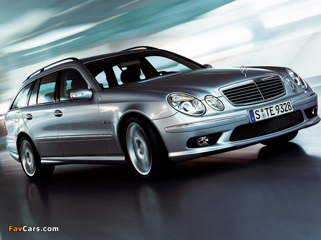 Pictures of Mercedes-Benz E 55 AMG Estate (S211) 2003–06 (640 x 480)