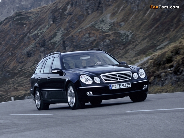 Pictures of Mercedes-Benz E 350 Estate (S211) 2004–06 (640 x 480)