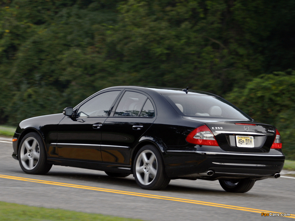 Pictures of Mercedes-Benz E 350 4MATIC US-spec (W211) 2006–09 (1024 x 768)