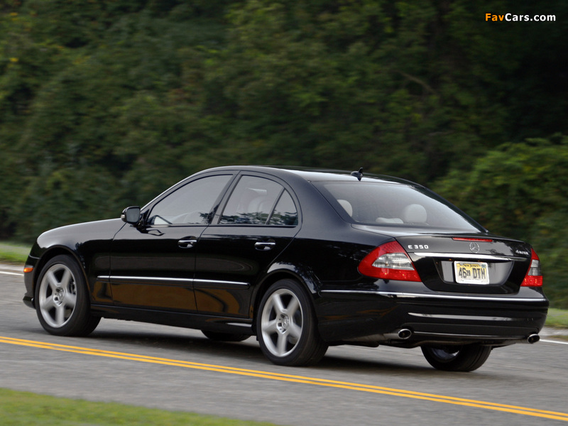 Pictures of Mercedes-Benz E 350 4MATIC US-spec (W211) 2006–09 (800 x 600)