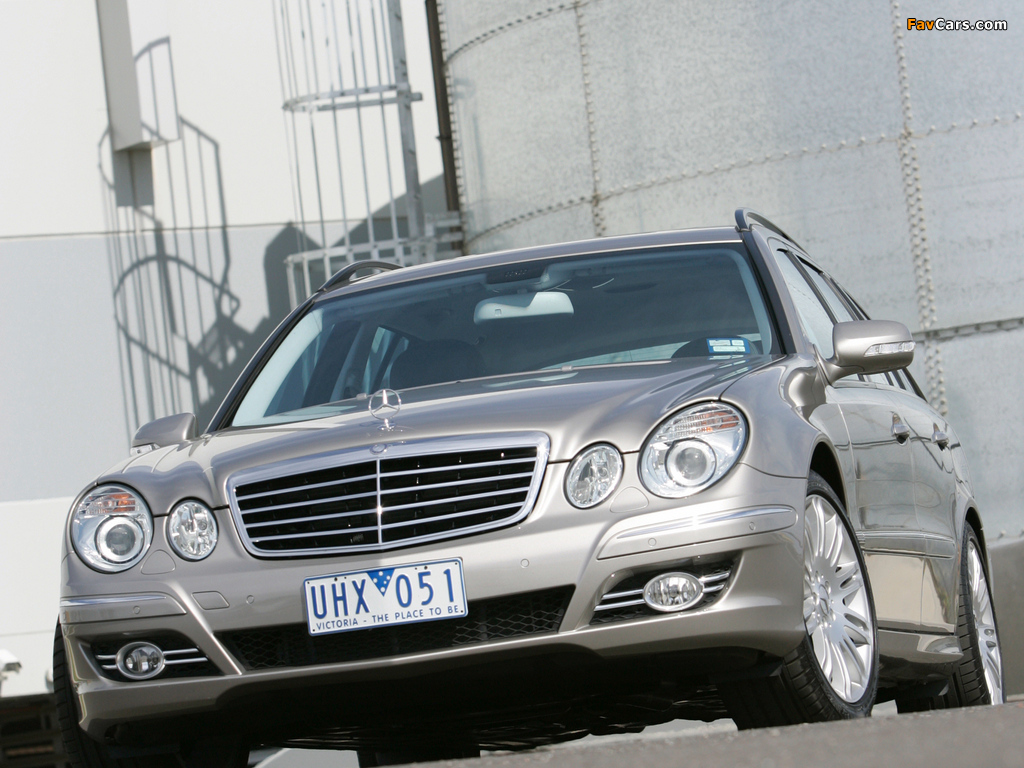 Pictures of Mercedes-Benz E 280 Estate AU-spec (S211) 2006–09 (1024 x 768)
