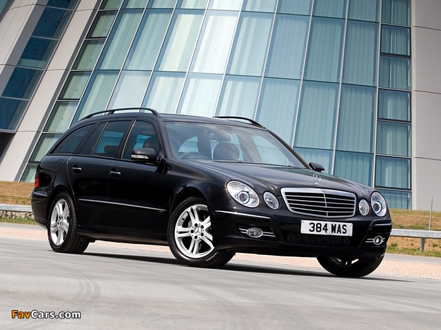 Pictures of Mercedes-Benz E 320 CDI Estate UK-spec (S211) 2006–09 (640 x 480)