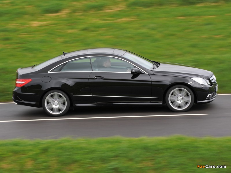 Pictures of Mercedes-Benz E 500 Coupe AMG Sports Package UK-spec (C207) 2009–12 (800 x 600)