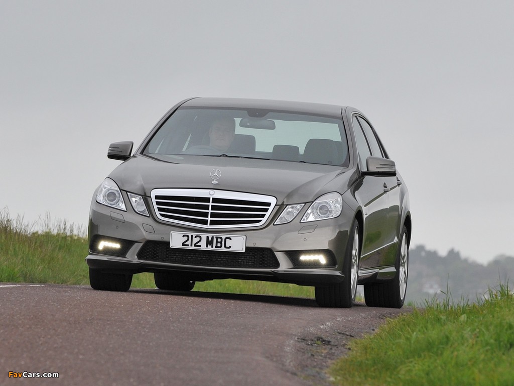 Pictures of Mercedes-Benz E 220 CDI AMG Sports Package UK-spec (W212) 2009–12 (1024 x 768)