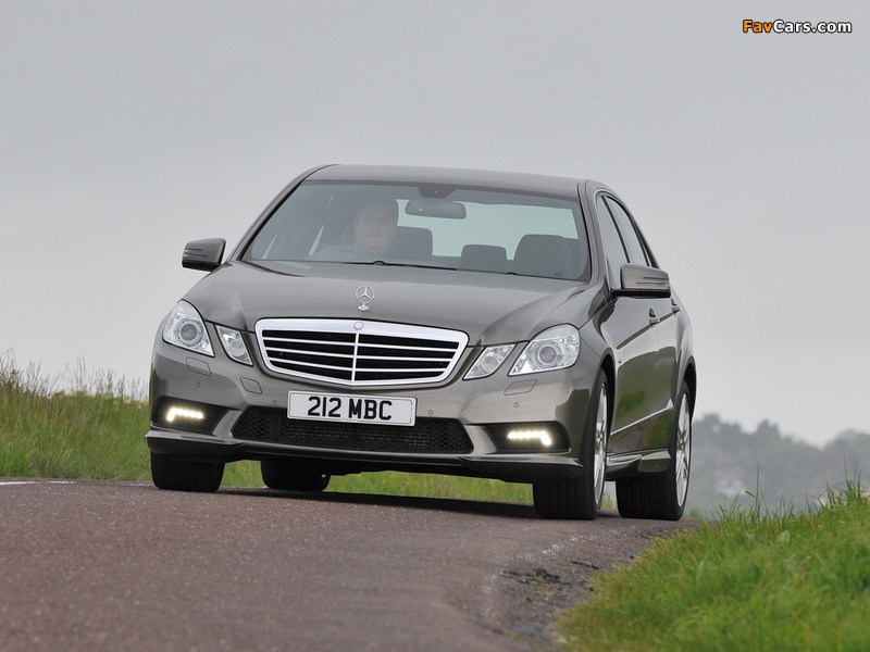 Pictures of Mercedes-Benz E 220 CDI AMG Sports Package UK-spec (W212) 2009–12 (800 x 600)