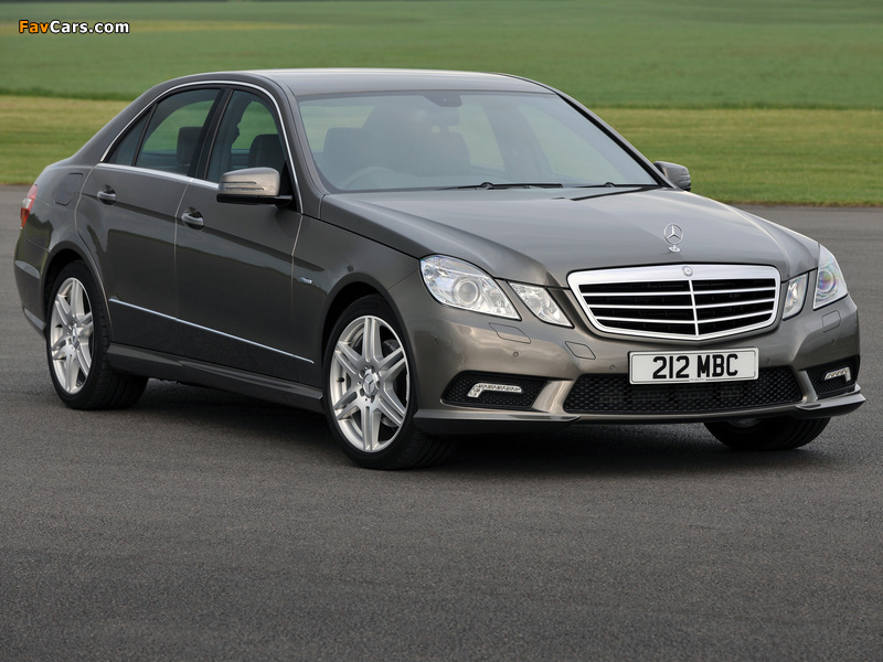 Pictures of Mercedes-Benz E 220 CDI AMG Sports Package UK-spec (W212) 2009–12 (800 x 600)