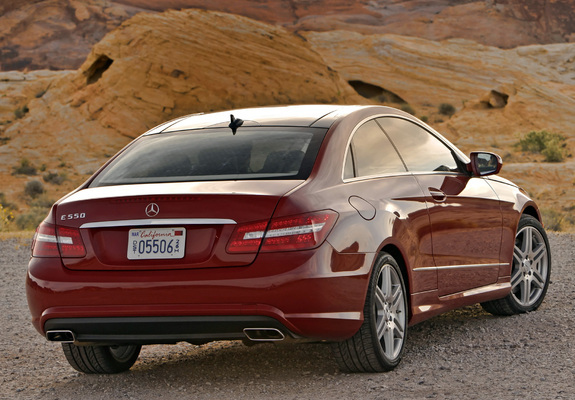 Pictures of Mercedes-Benz E 550 Coupe AMG Sports Package US-spec (C207) 2009–12