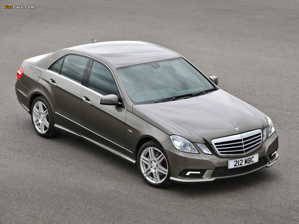 Pictures of Mercedes-Benz E 220 CDI AMG Sports Package UK-spec (W212) 2009–12 (1024 x 768)