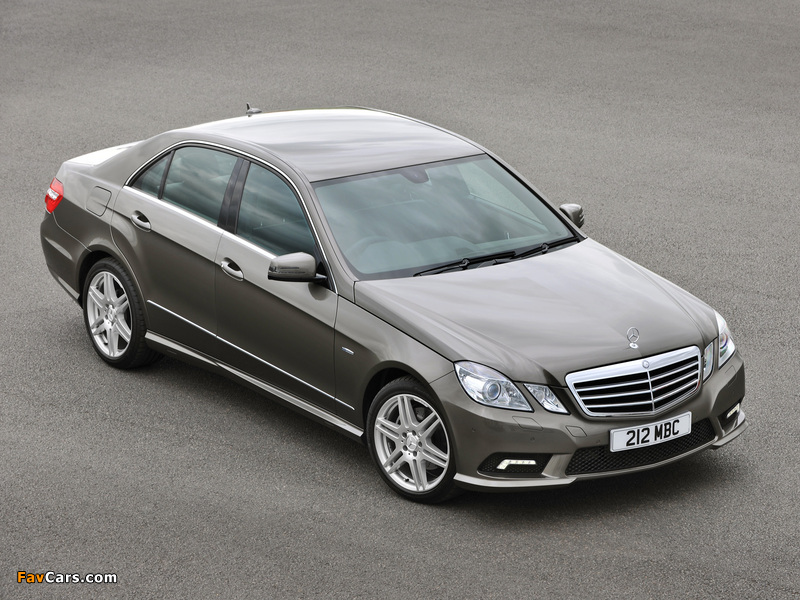 Pictures of Mercedes-Benz E 220 CDI AMG Sports Package UK-spec (W212) 2009–12 (800 x 600)