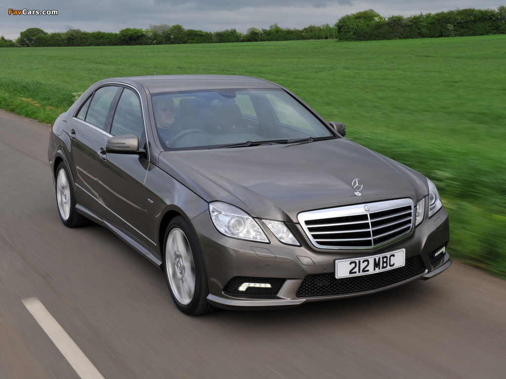 Pictures of Mercedes-Benz E 220 CDI AMG Sports Package UK-spec (W212) 2009–12 (1024 x 768)