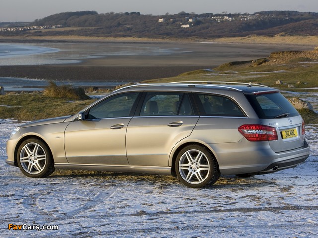 Pictures of Mercedes-Benz E 250 CDI AMG Sports Package Estate UK-spec (S212) 2009–12 (640 x 480)