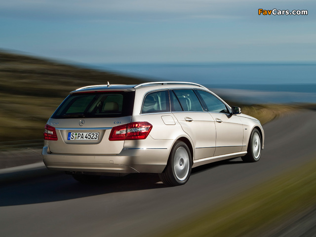 Pictures of Mercedes-Benz E 250 CDI Estate (S212) 2009–12 (640 x 480)