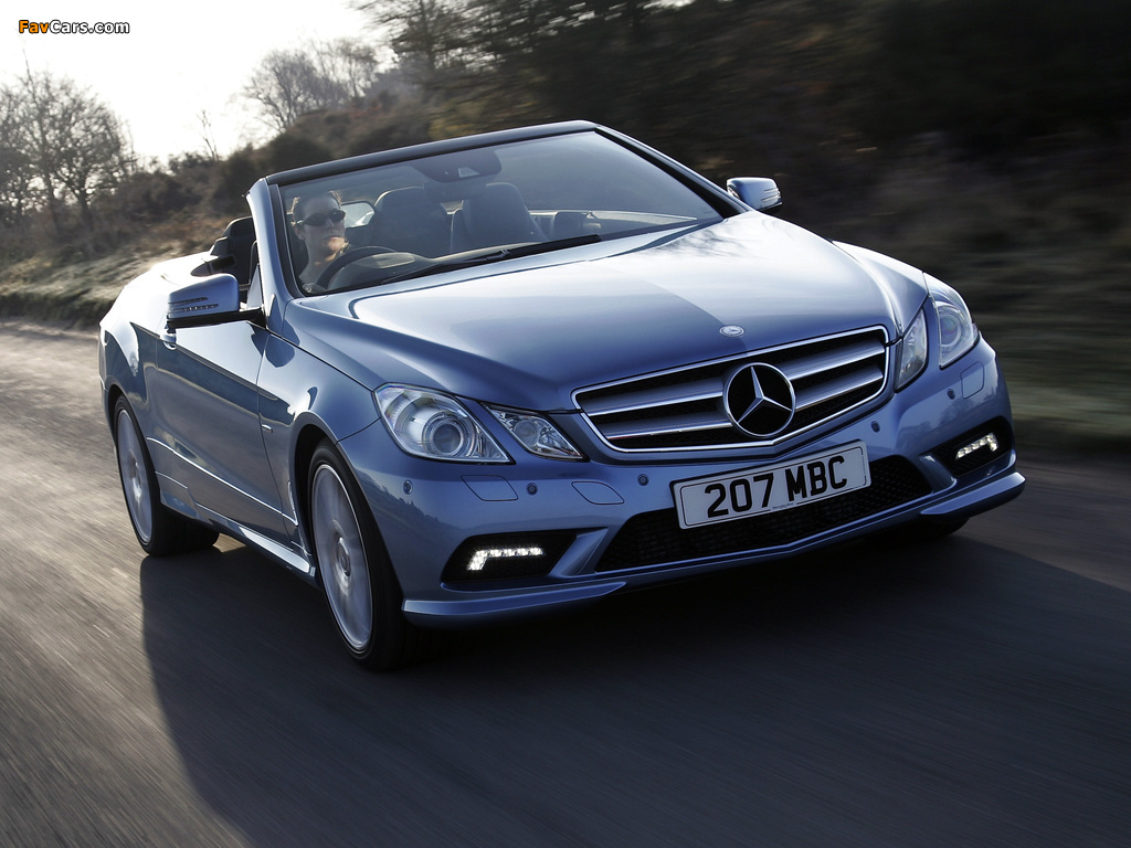 Pictures of Mercedes-Benz E 250 CDI Cabrio AMG Sports Package UK-spec (A207) 2010–12 (1024 x 768)