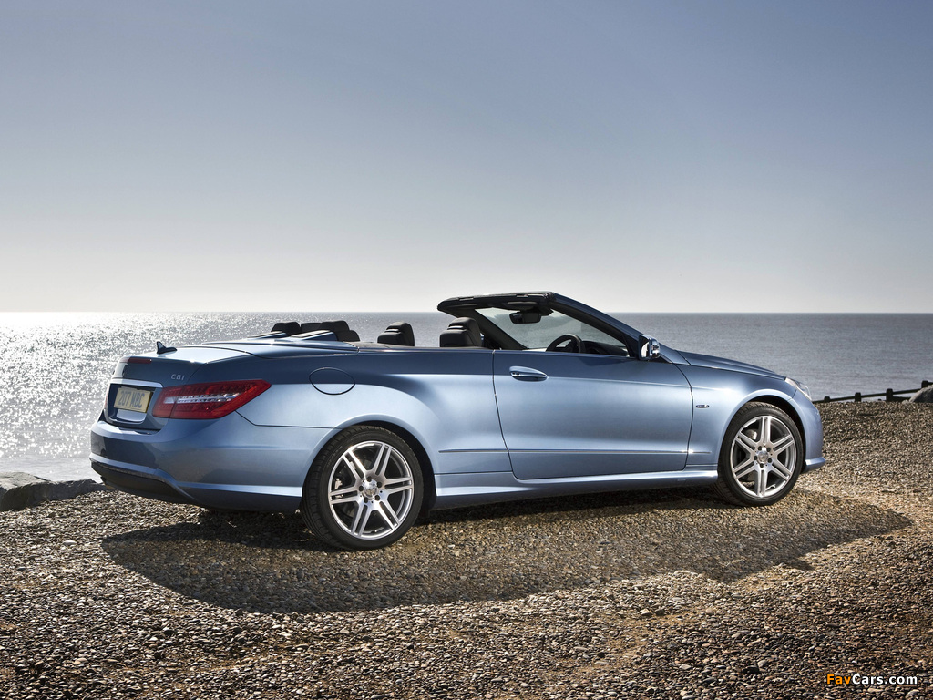 Pictures of Mercedes-Benz E 250 CDI Cabrio AMG Sports Package UK-spec (A207) 2010–12 (1024 x 768)