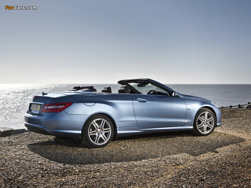 Pictures of Mercedes-Benz E 250 CDI Cabrio AMG Sports Package UK-spec (A207) 2010–12 (800 x 600)