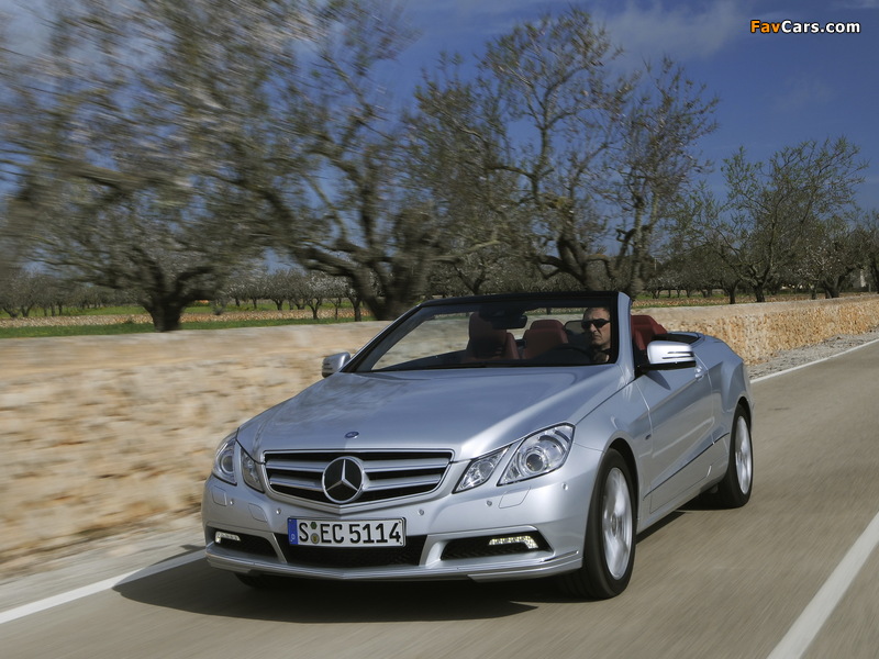 Pictures of Mercedes-Benz E 220 CDI Cabrio (A207) 2010–12 (800 x 600)